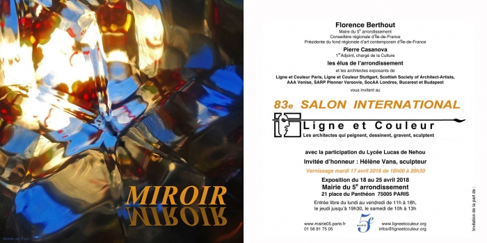 Miroir - 83e Salon International AAA Ligne et Couleur